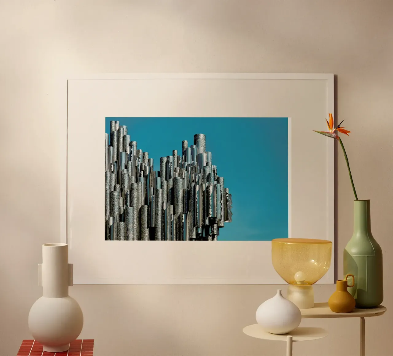 Sibelius poster con telaio in legno da Michael Belhadi