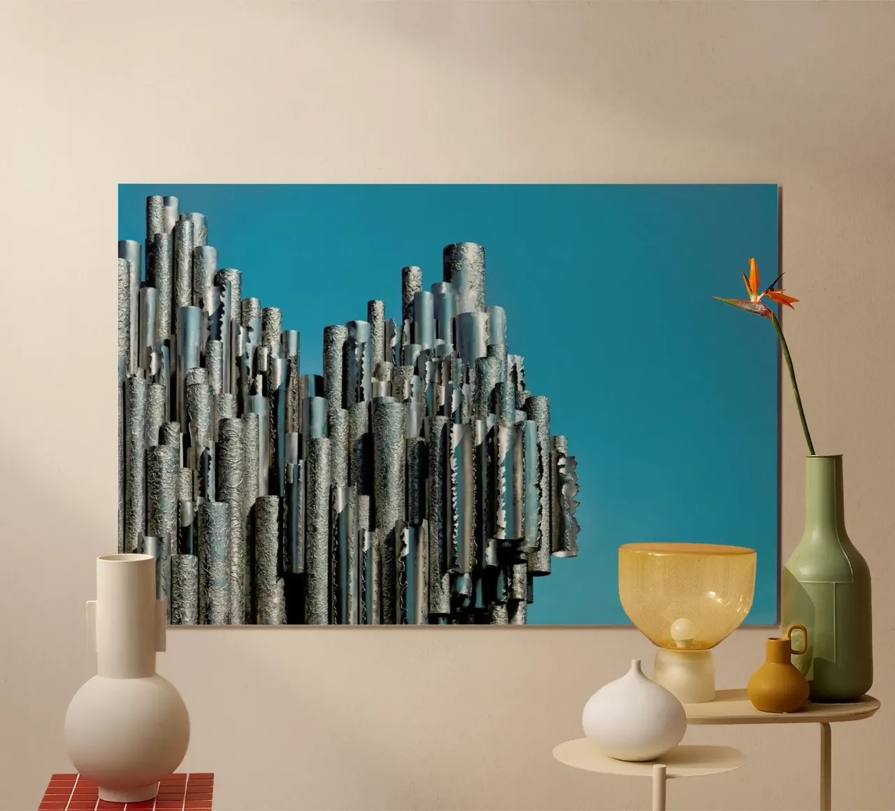 Sibelius poster con telaio in legno da Michael Belhadi