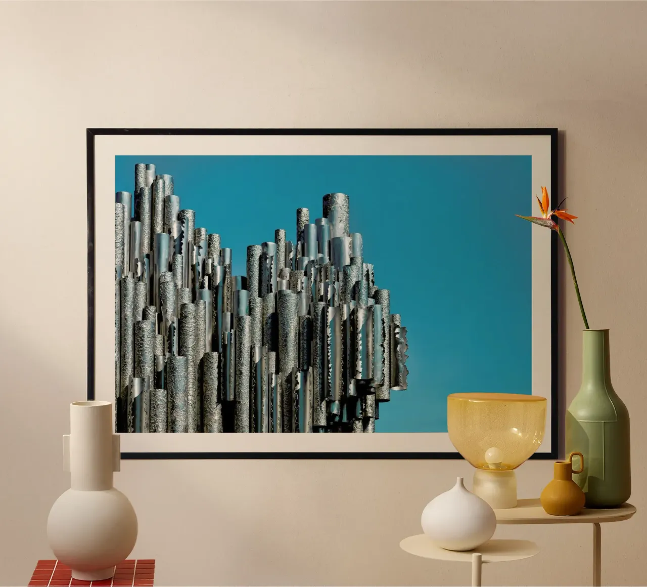 Sibelius poster con telaio in legno da Michael Belhadi