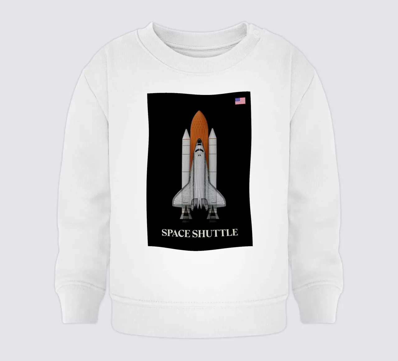 NASA Space Shuttle 1 felpa neonato da Marc Schulthess