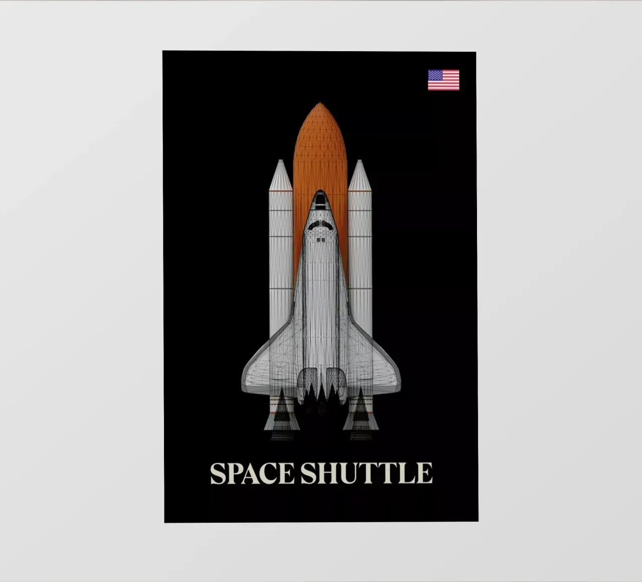 NASA Space Shuttle 1 pellicola backlit da Marc Schulthess