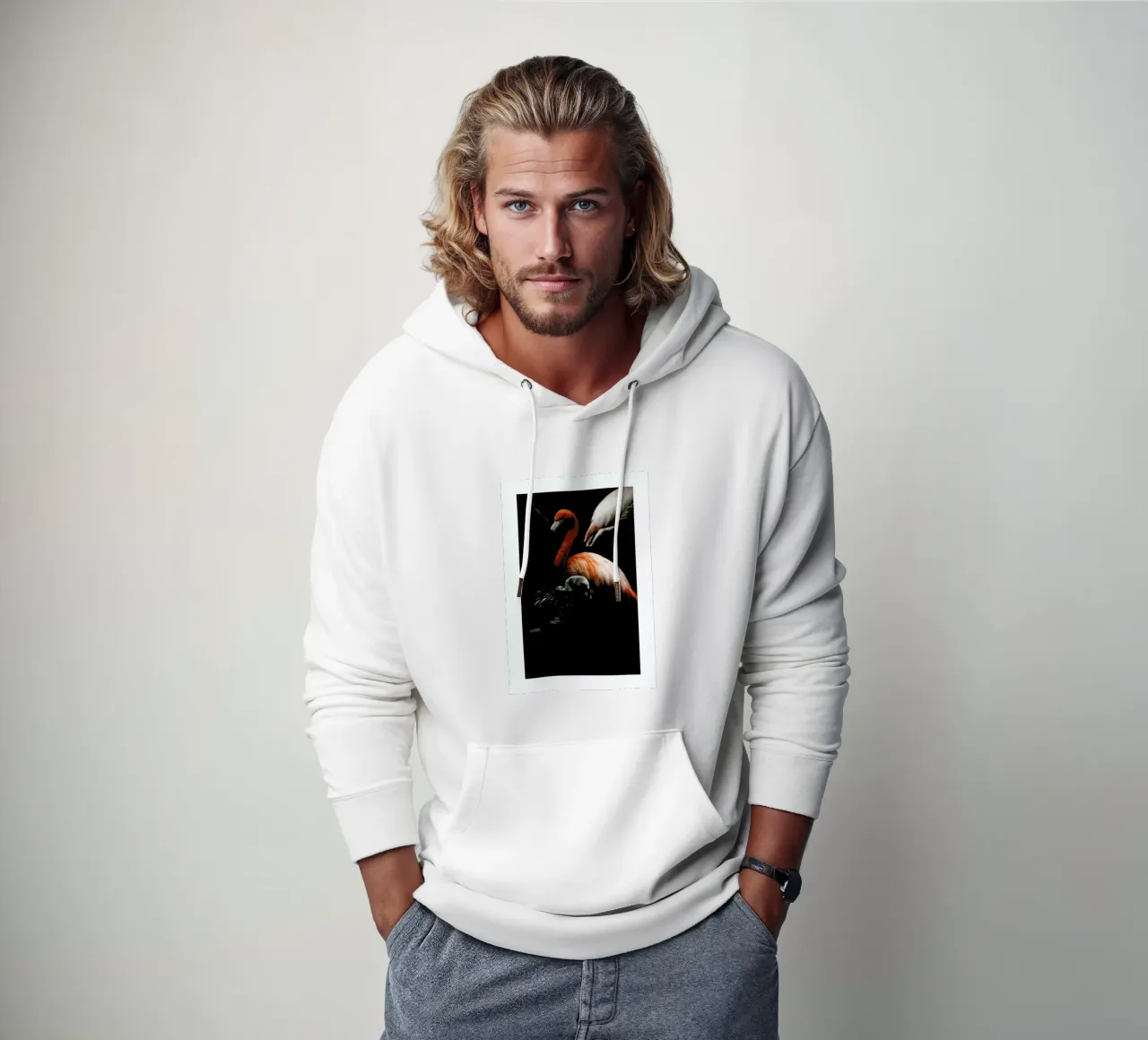 The Flock felpa con cappuccio da Natural Kingdom