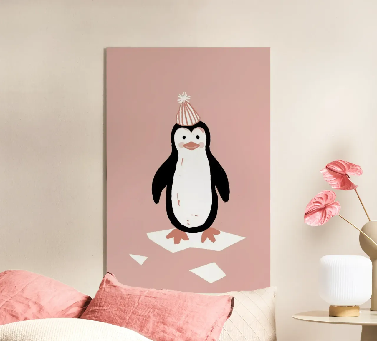 Winter Penguin plexiglass da Farina Kuklinski