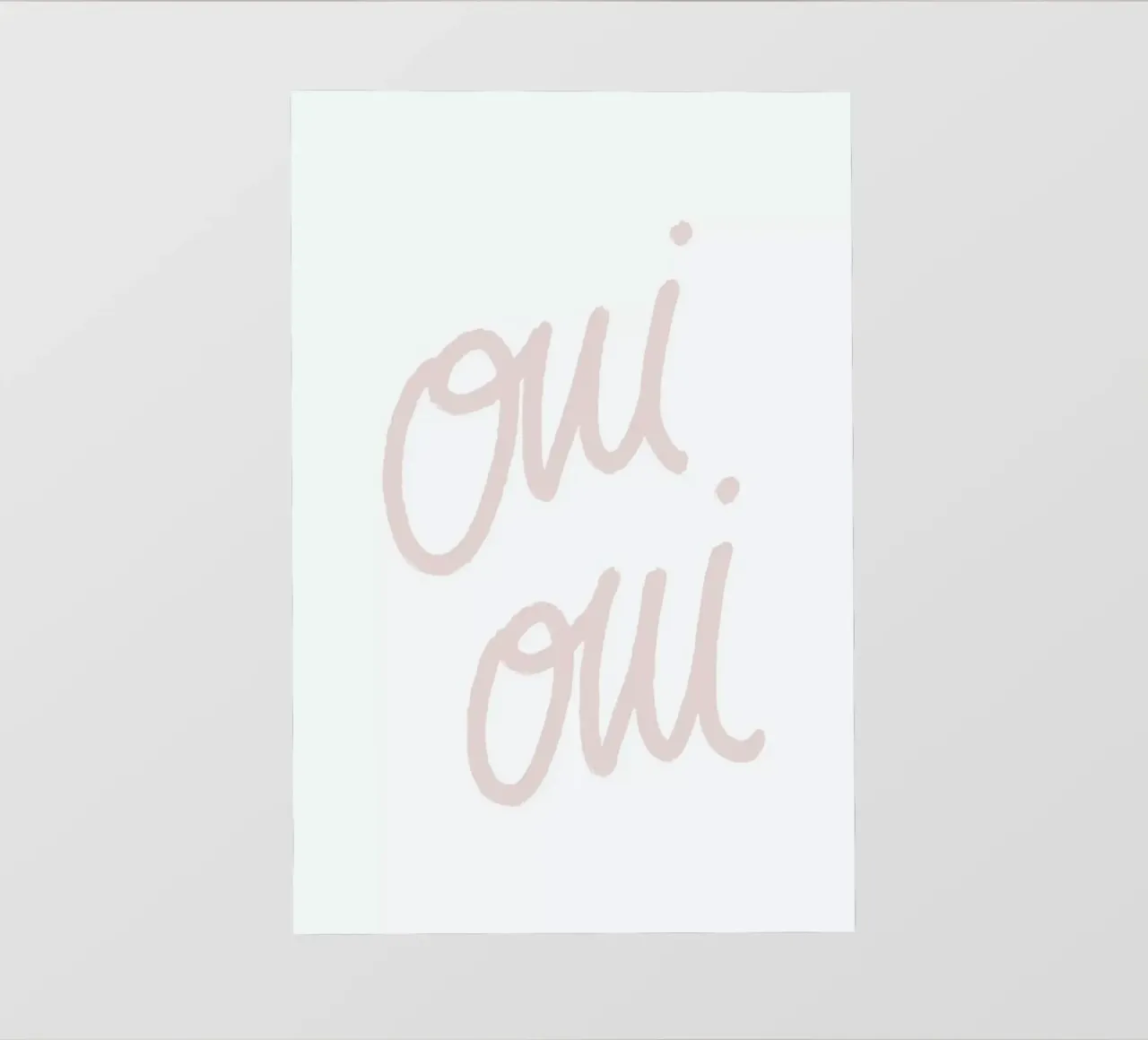 Oui oui telo in pvc da KRUTH DESIGN