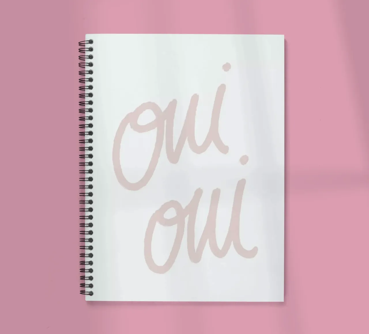 Oui oui spiral notebook by KRUTH DESIGN
