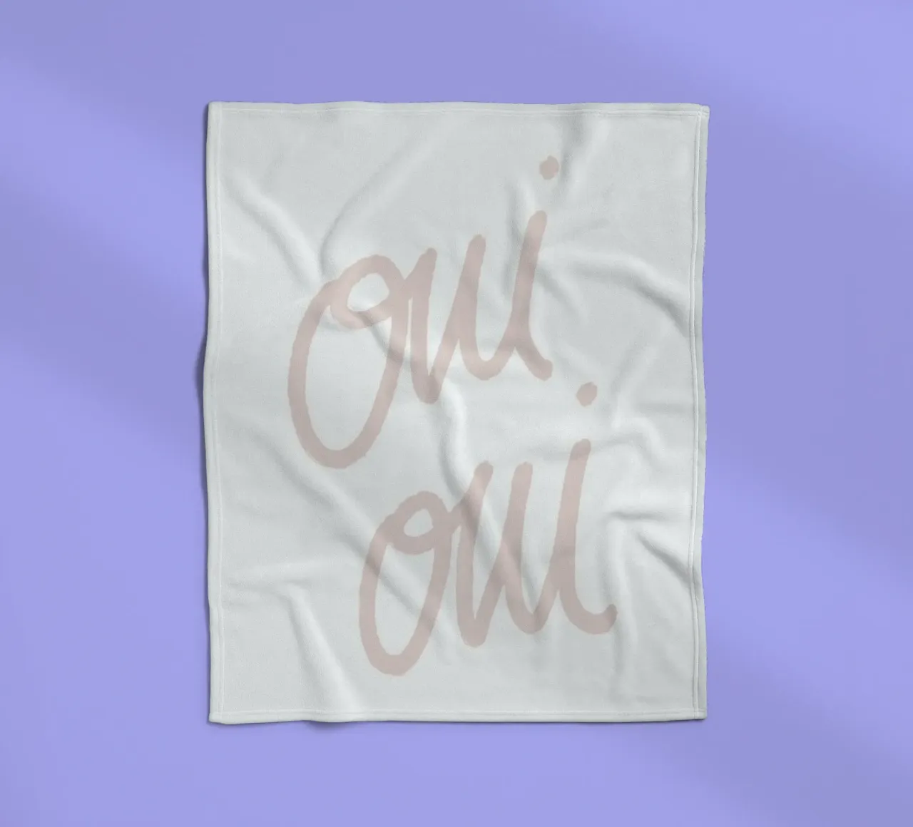 Oui oui coperta in pile da KRUTH DESIGN