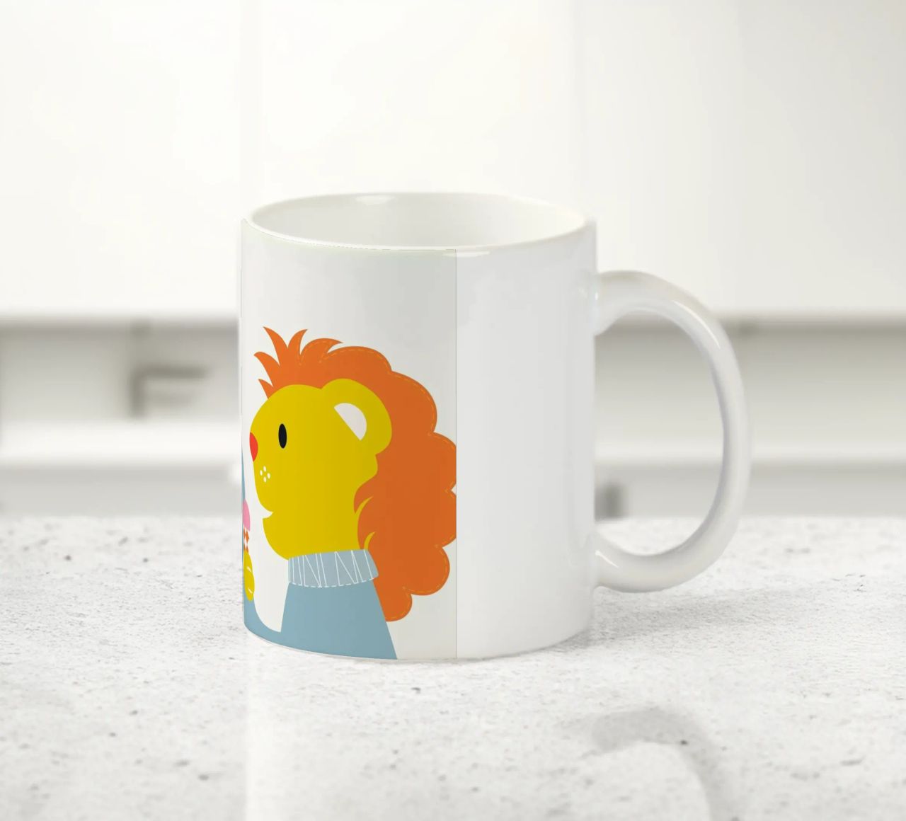 Ice Cream Friends tazza in ceramica da Little Flourishes