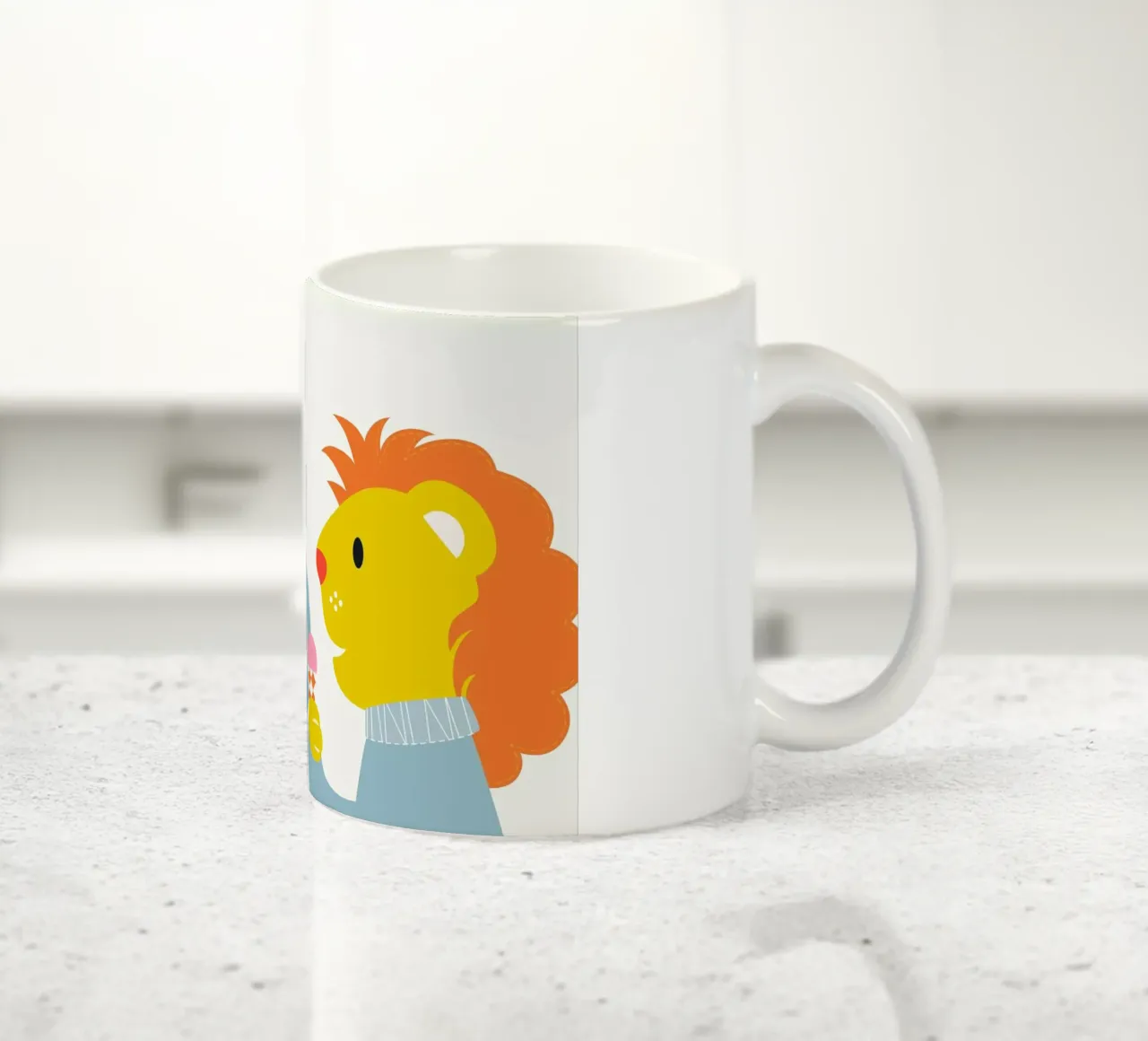 Ice Cream Friends tazza in ceramica da Little Flourishes