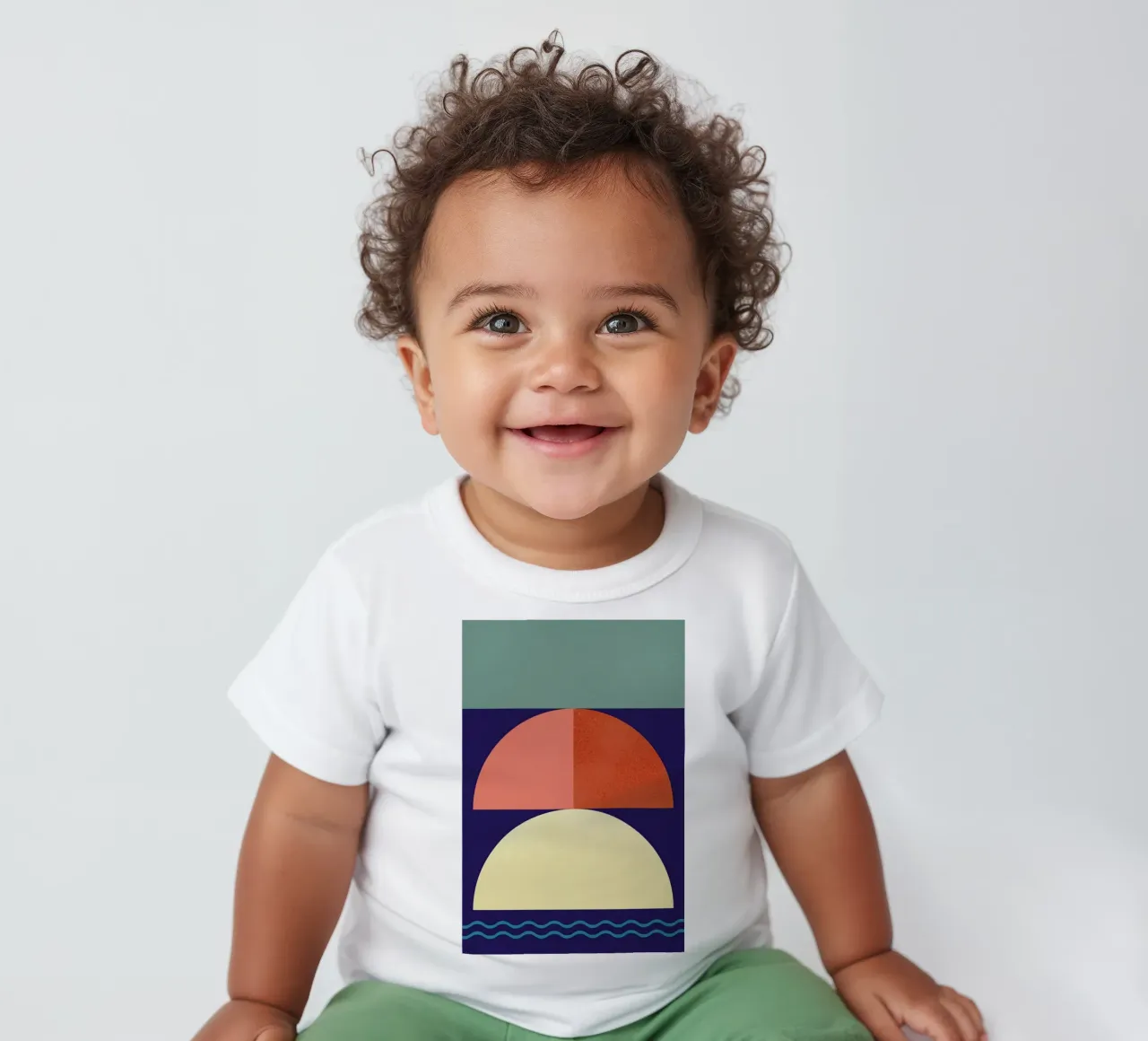 Setting Sun maglietta neonato da daylight design studio