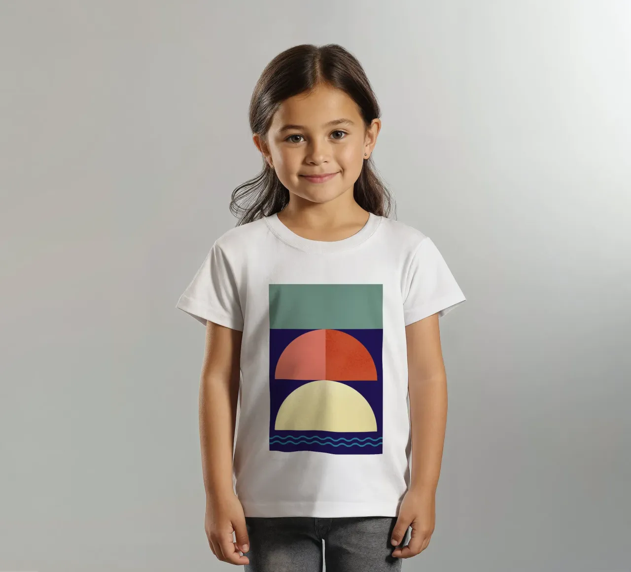 Setting Sun t-shirt bambini da daylight design studio