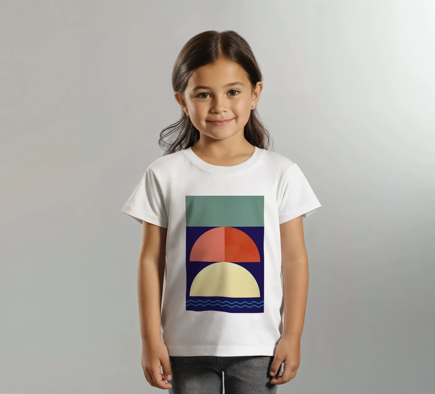 Setting Sun t-shirt bambini da daylight design studio