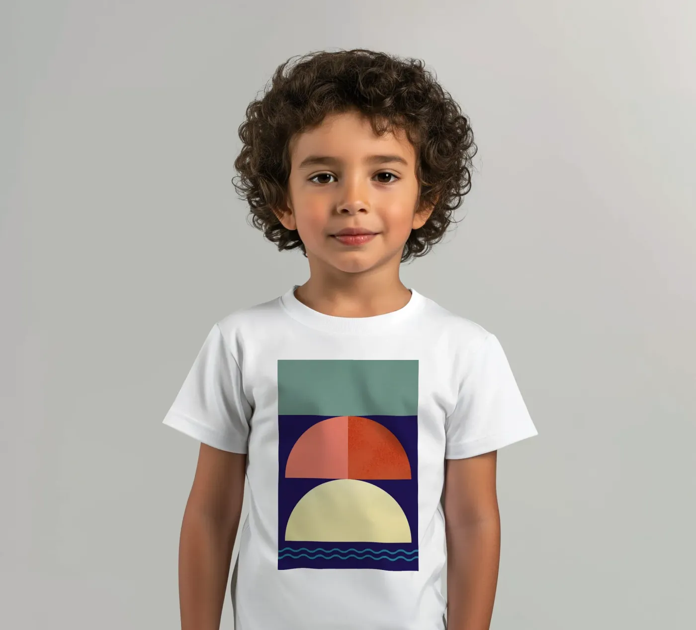 Setting Sun t-shirt bambini da daylight design studio