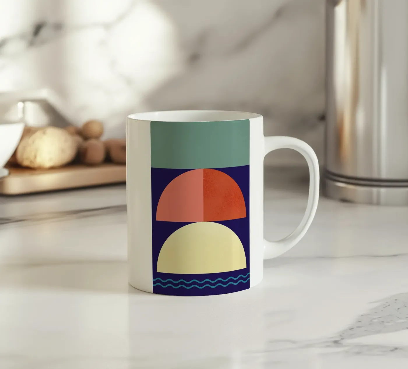 Setting Sun ceramic mug by daylight design studio
