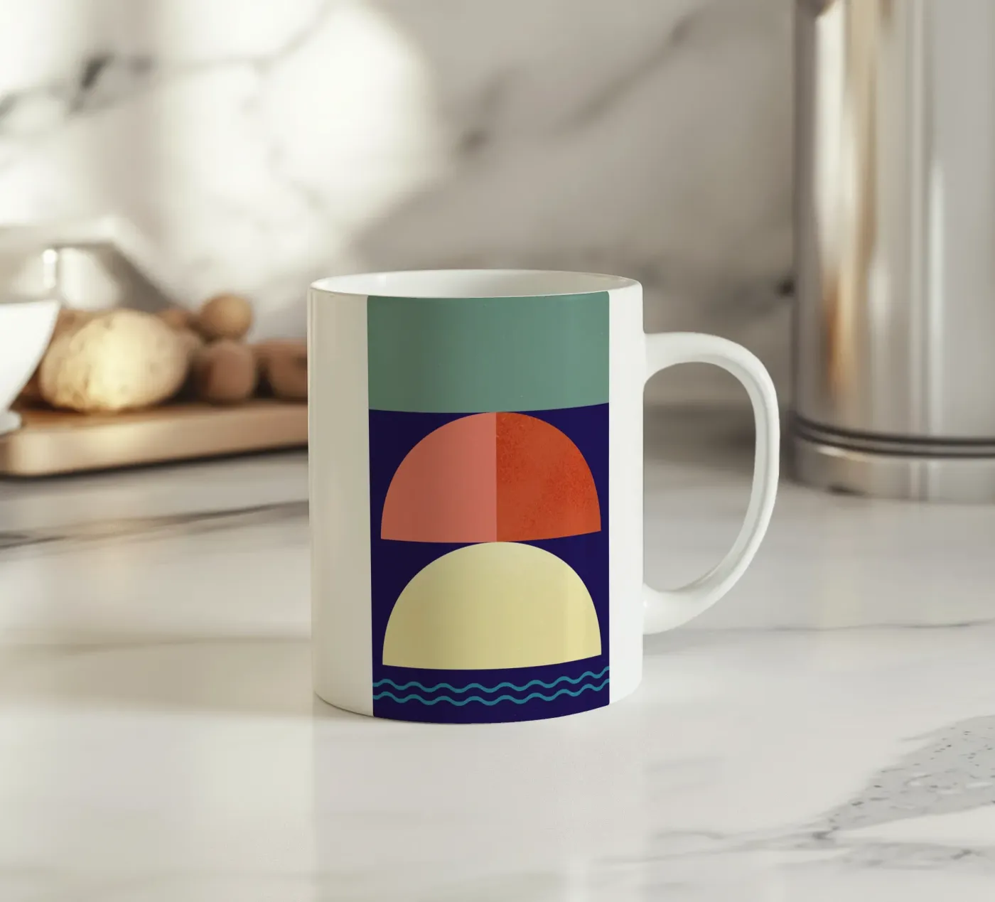 Setting Sun mug en céramique de daylight design studio