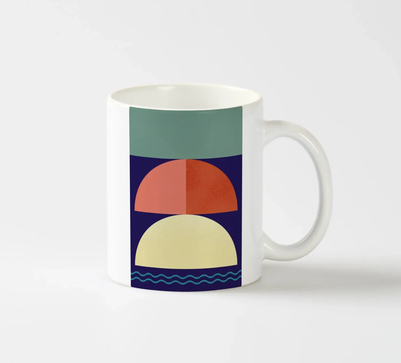 Setting Sun ceramic mug by daylight design studio