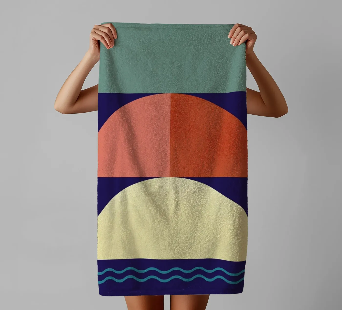 Setting Sun towel by daylight design studio