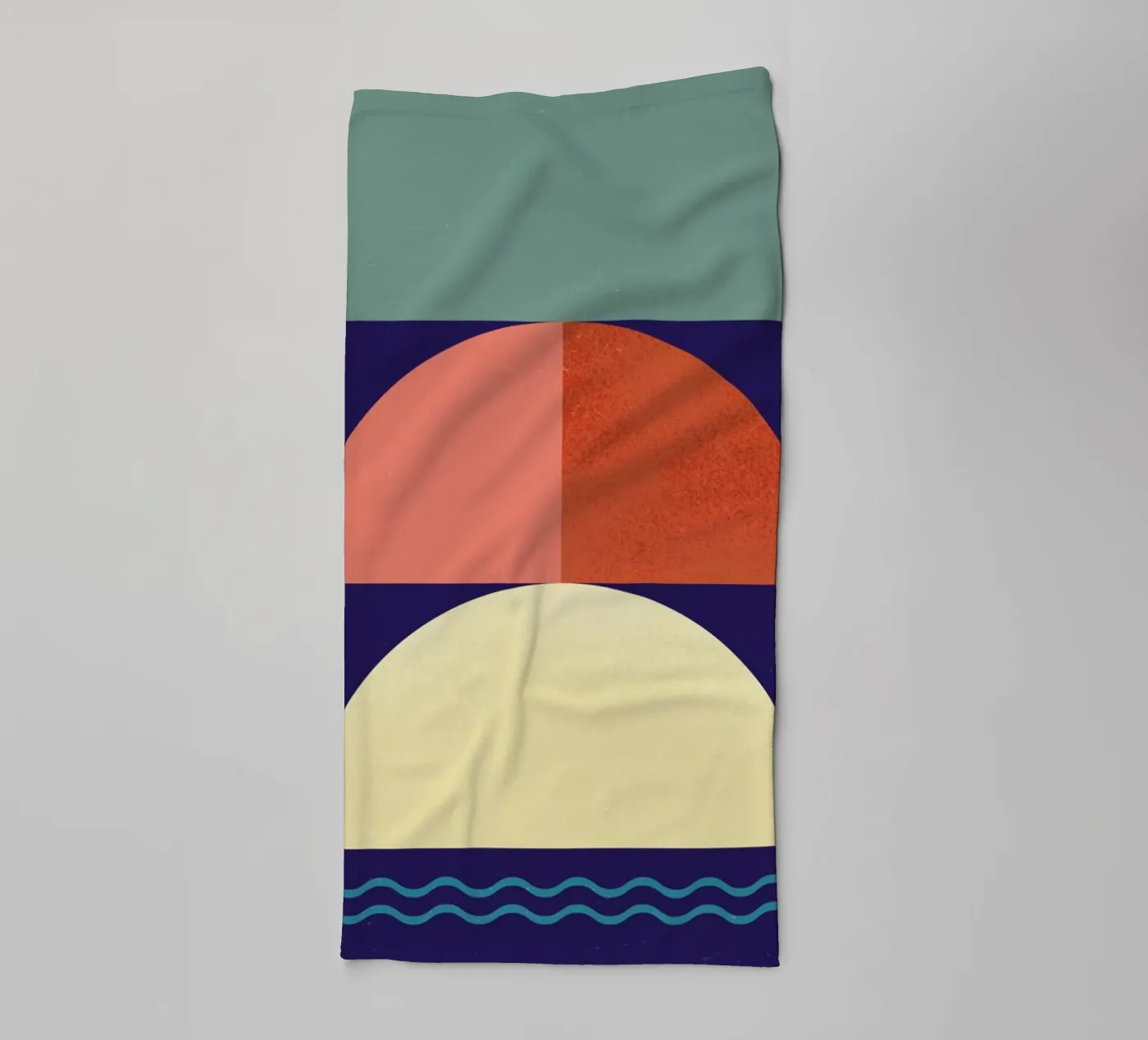 Setting Sun towel by daylight design studio