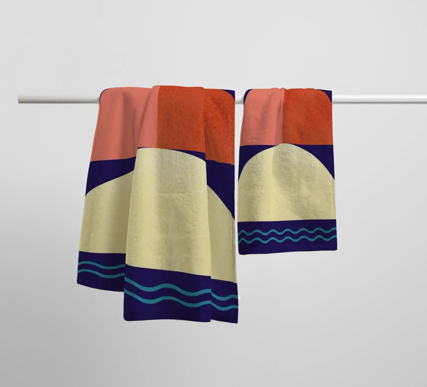 Setting Sun towel by daylight design studio
