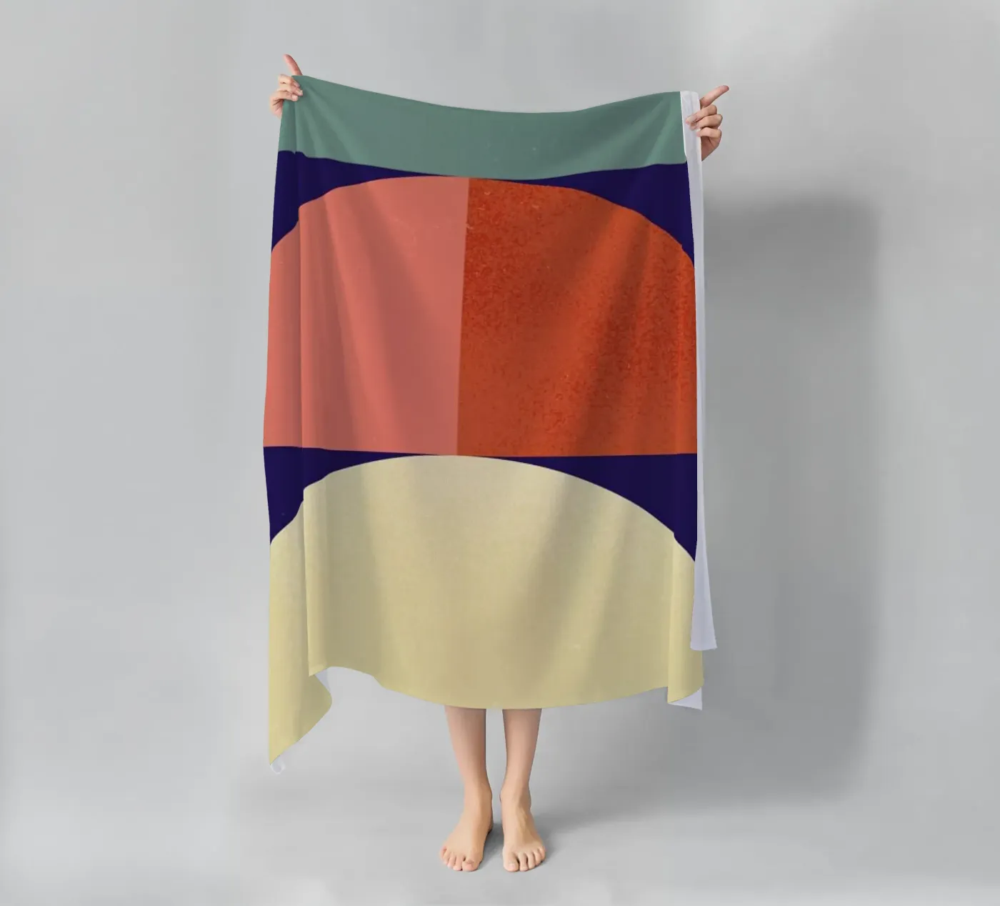 Setting Sun beach towel by daylight design studio