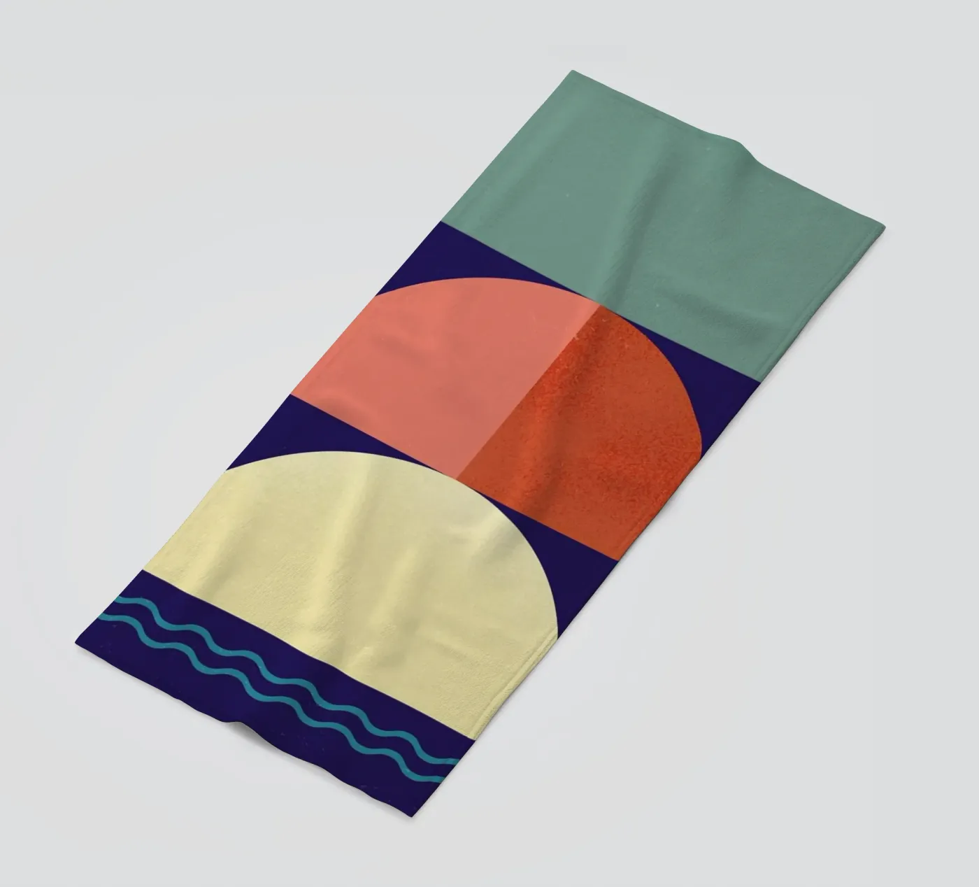 Setting Sun beach towel by daylight design studio