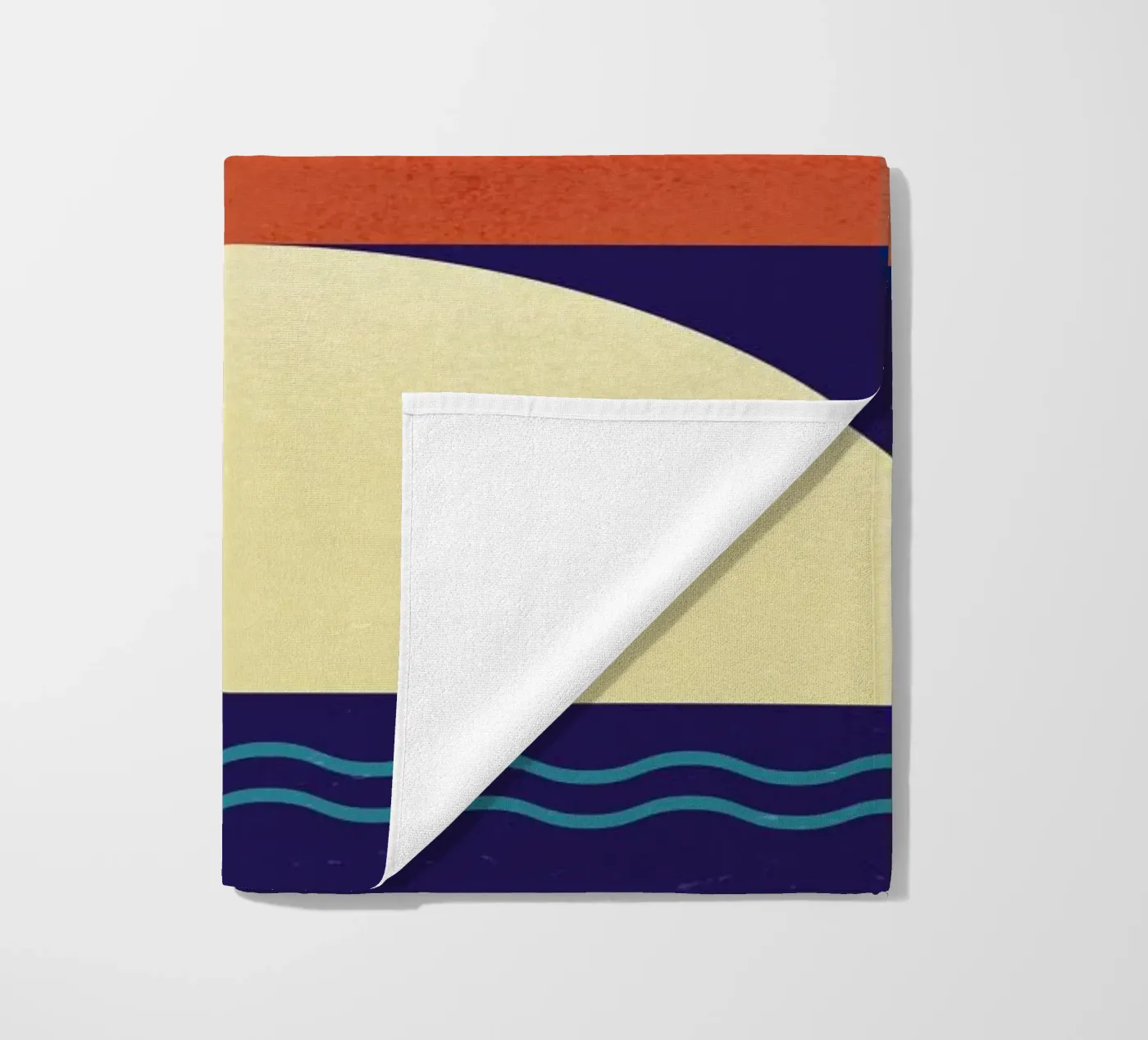 Setting Sun beach towel by daylight design studio