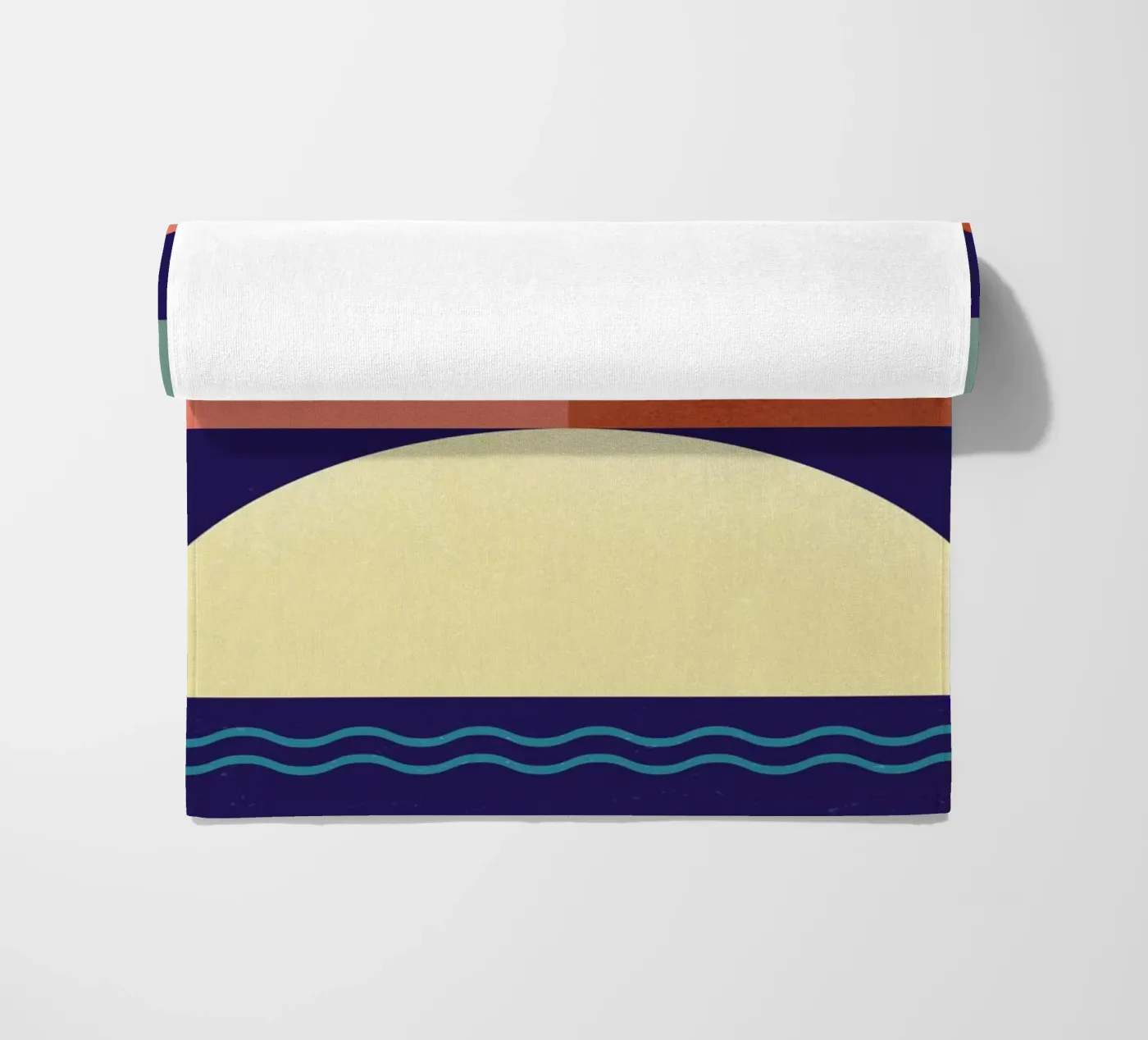 Setting Sun beach towel by daylight design studio