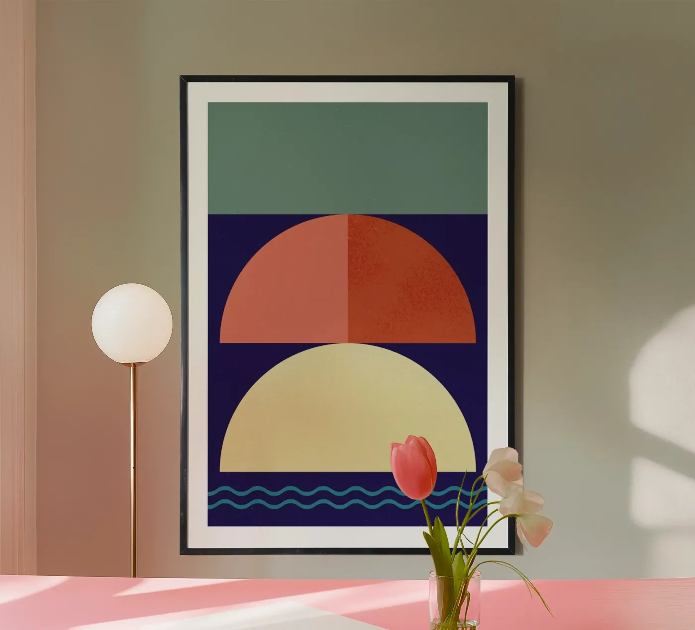Setting Sun poster van daylight design studio