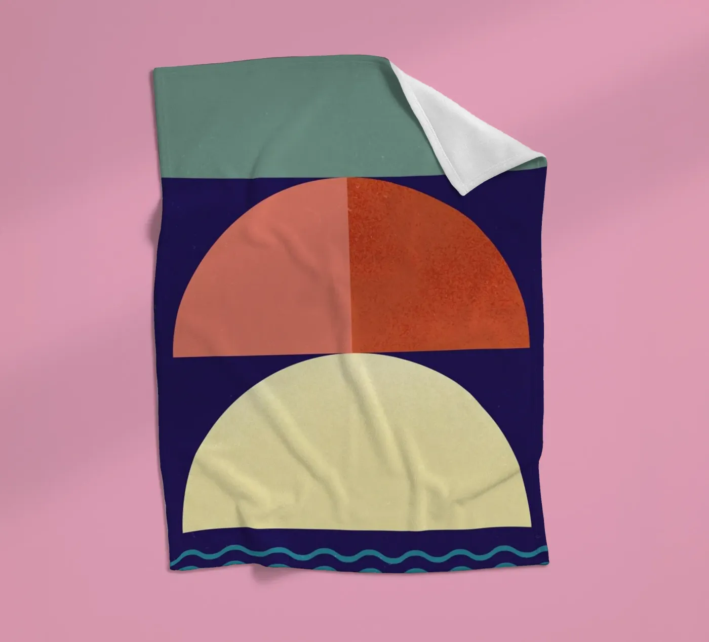 Setting Sun Fleecedecke von daylight design studio