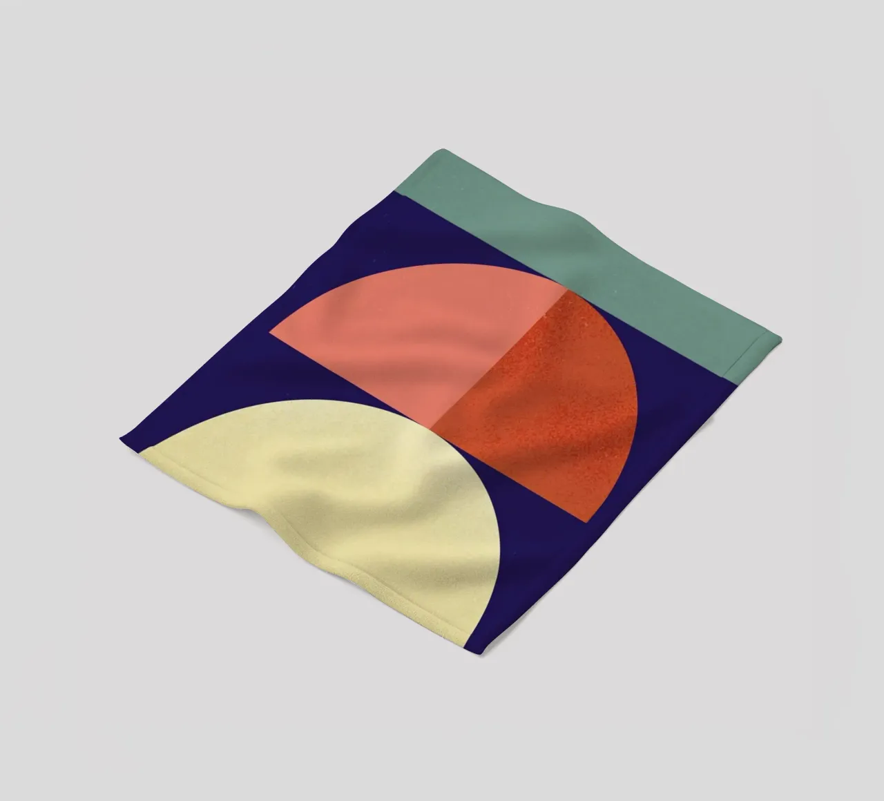 Setting Sun fleece blanket by daylight design studio
