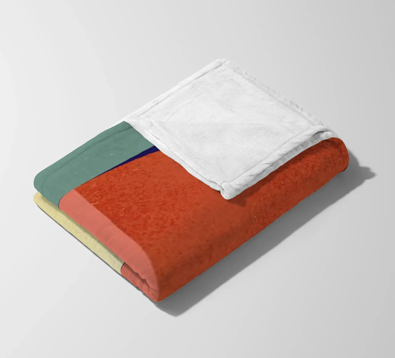 Setting Sun fleece blanket by daylight design studio