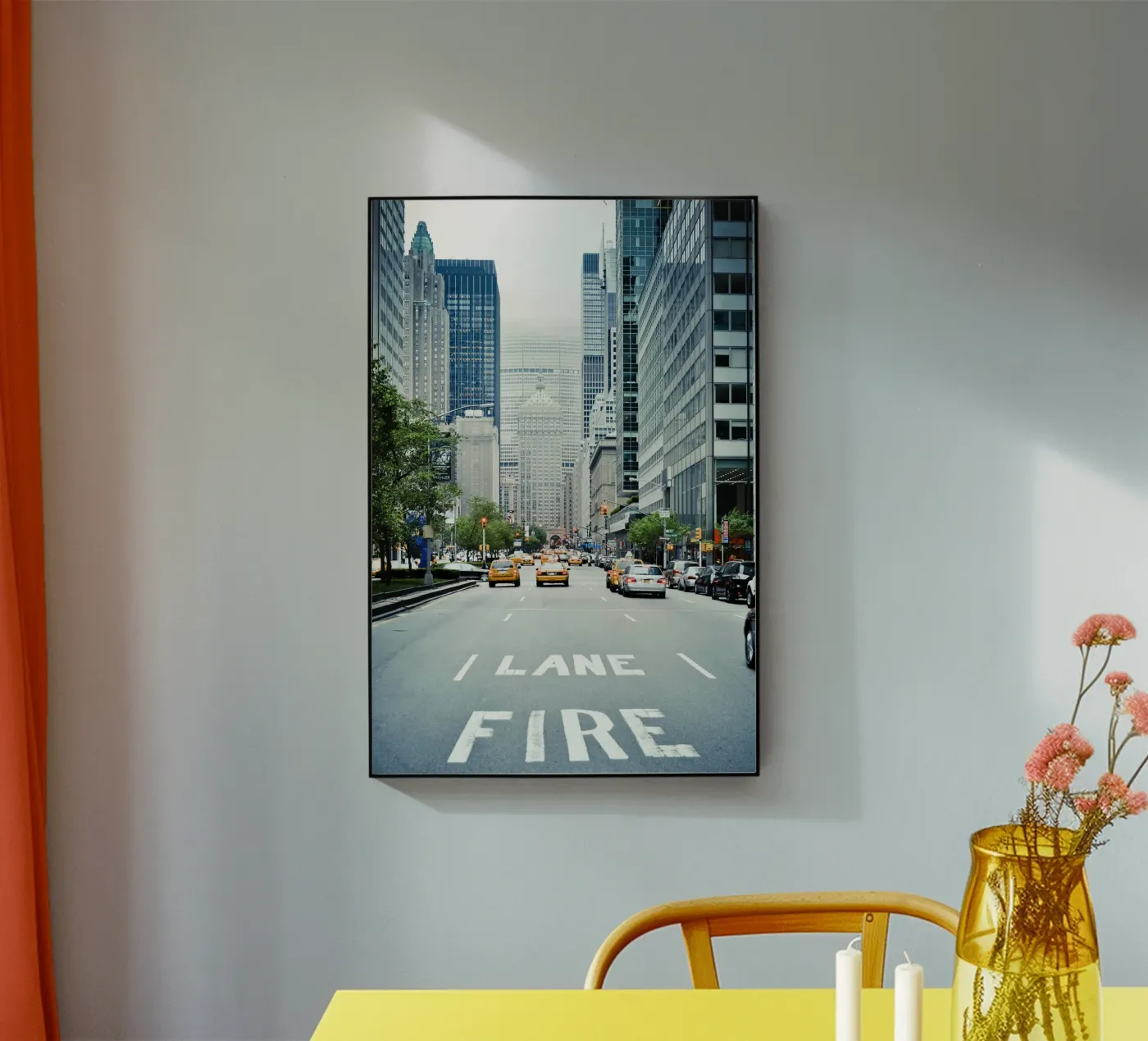 Fire Lane acryl van Cordula Schaefer