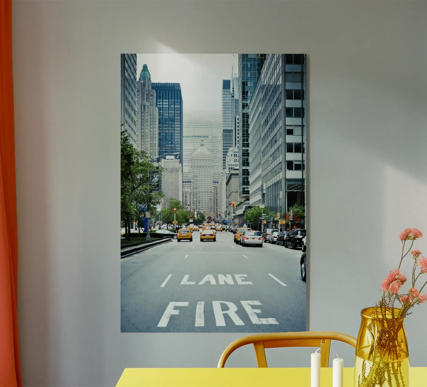 Fire Lane acryl van Cordula Schaefer