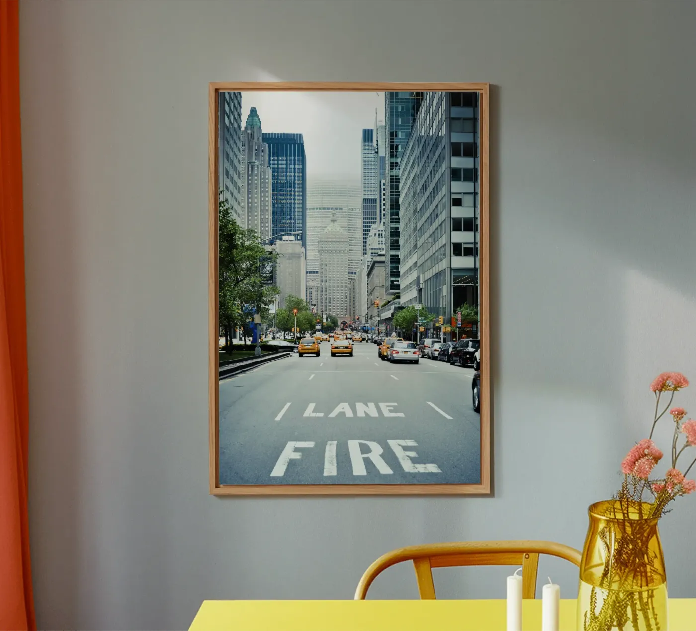Fire Lane forex plate by Cordula Schaefer