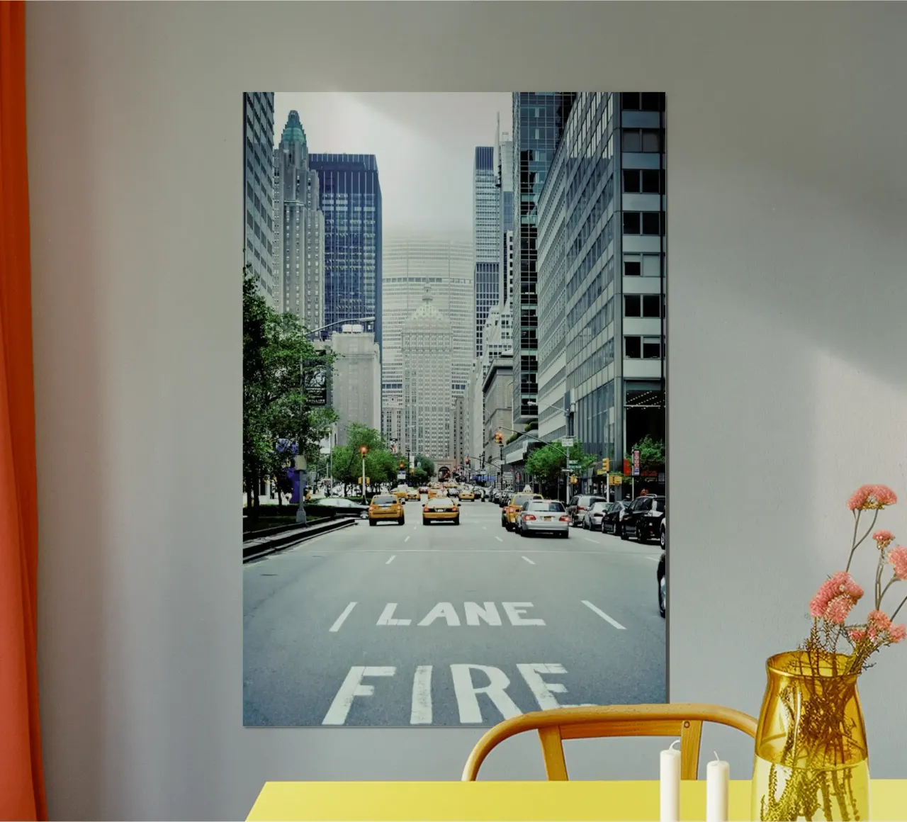 Fire Lane poster van Cordula Schaefer