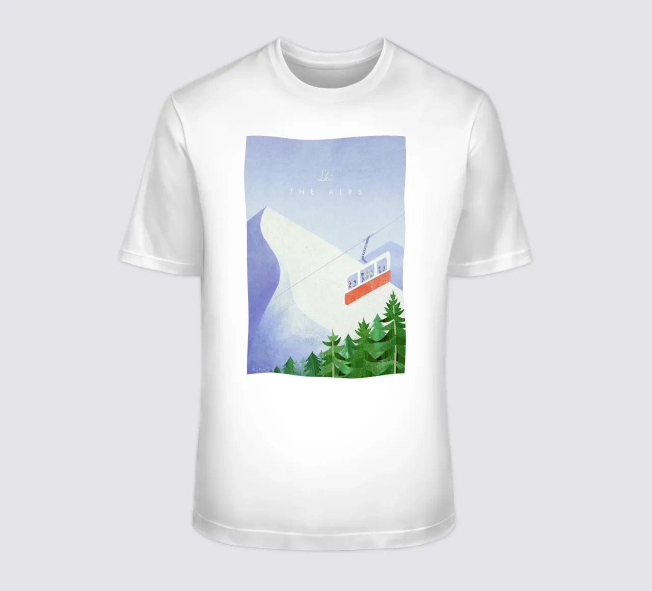 The Alps t-shirt da Henry Rivers