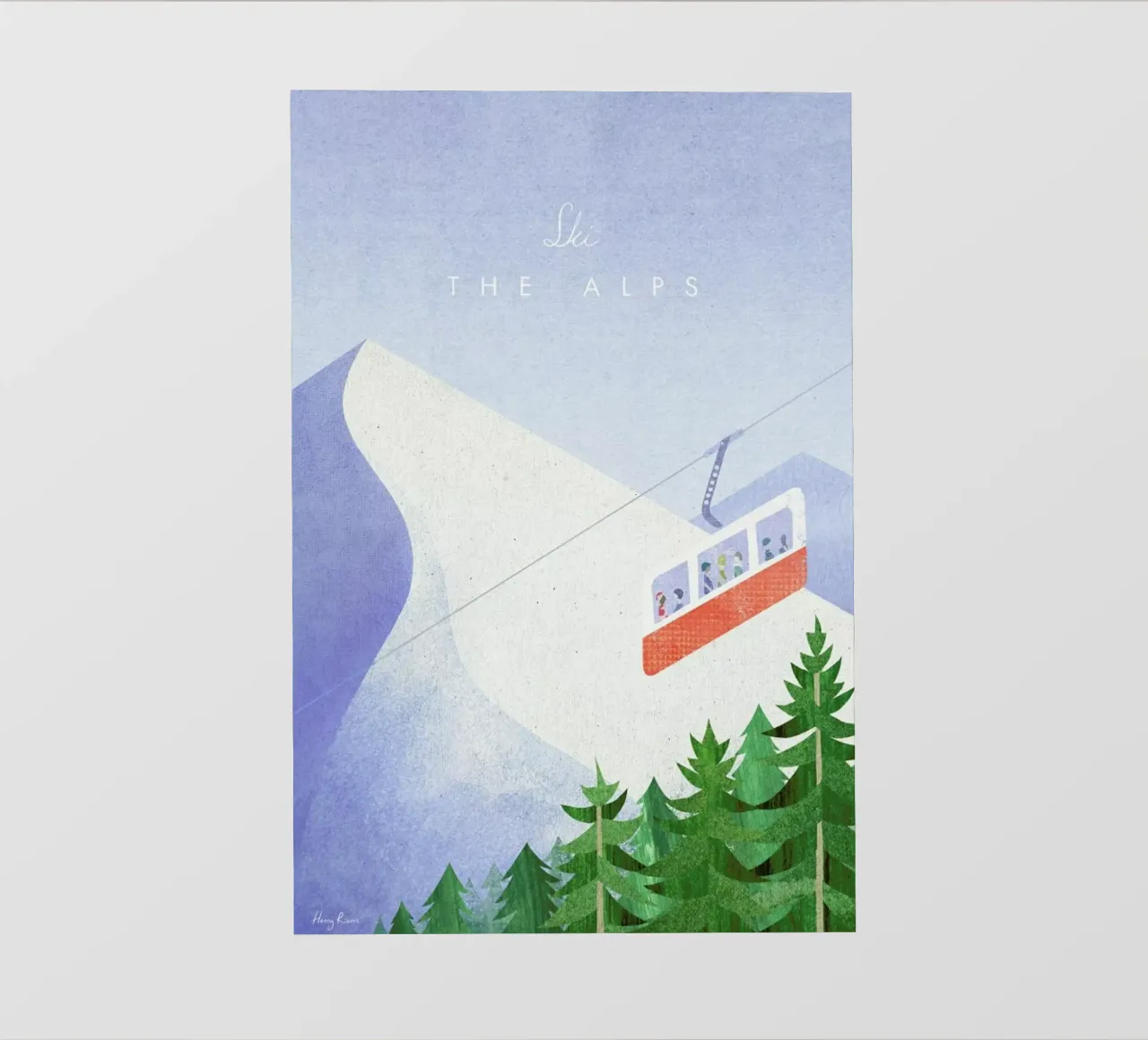 The Alps telo in pvc da Henry Rivers