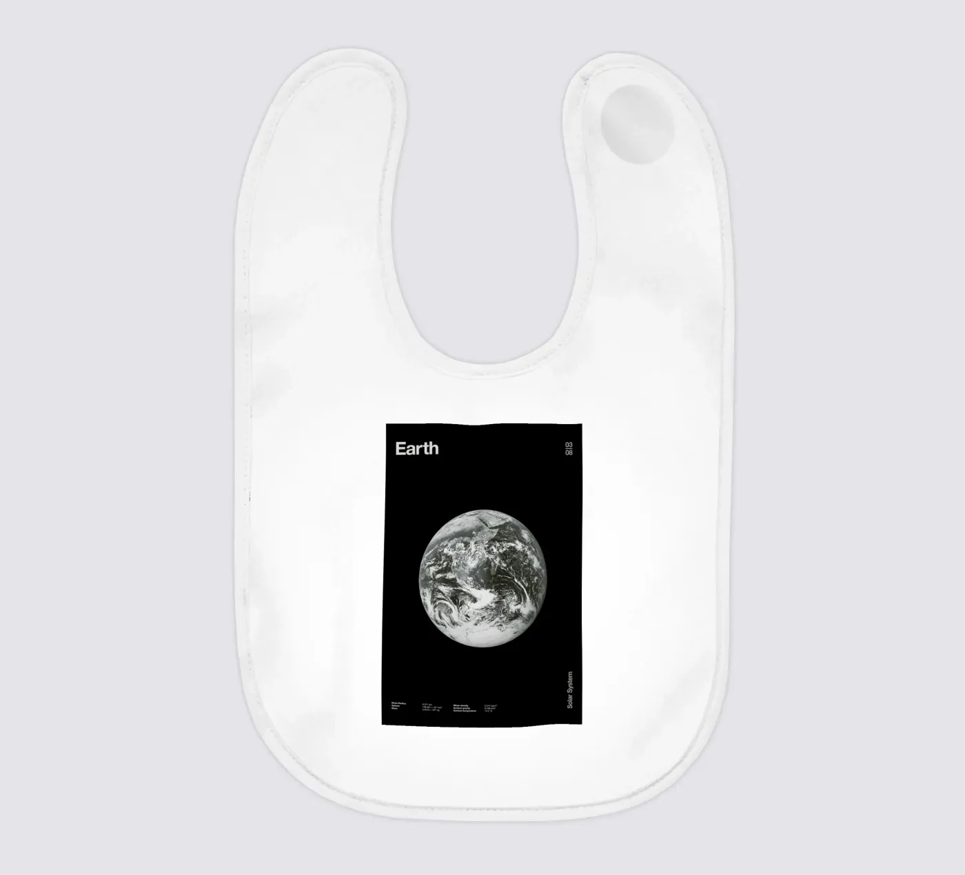 Earth Babylätzchen von Florent Bodart