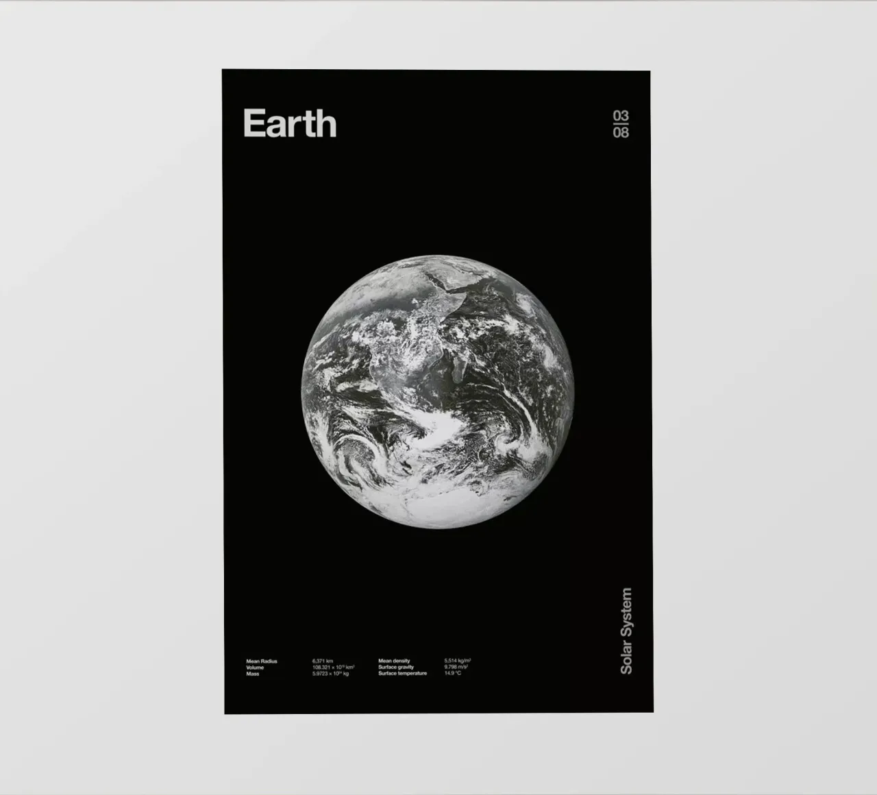 Earth telo in pvc da Florent Bodart