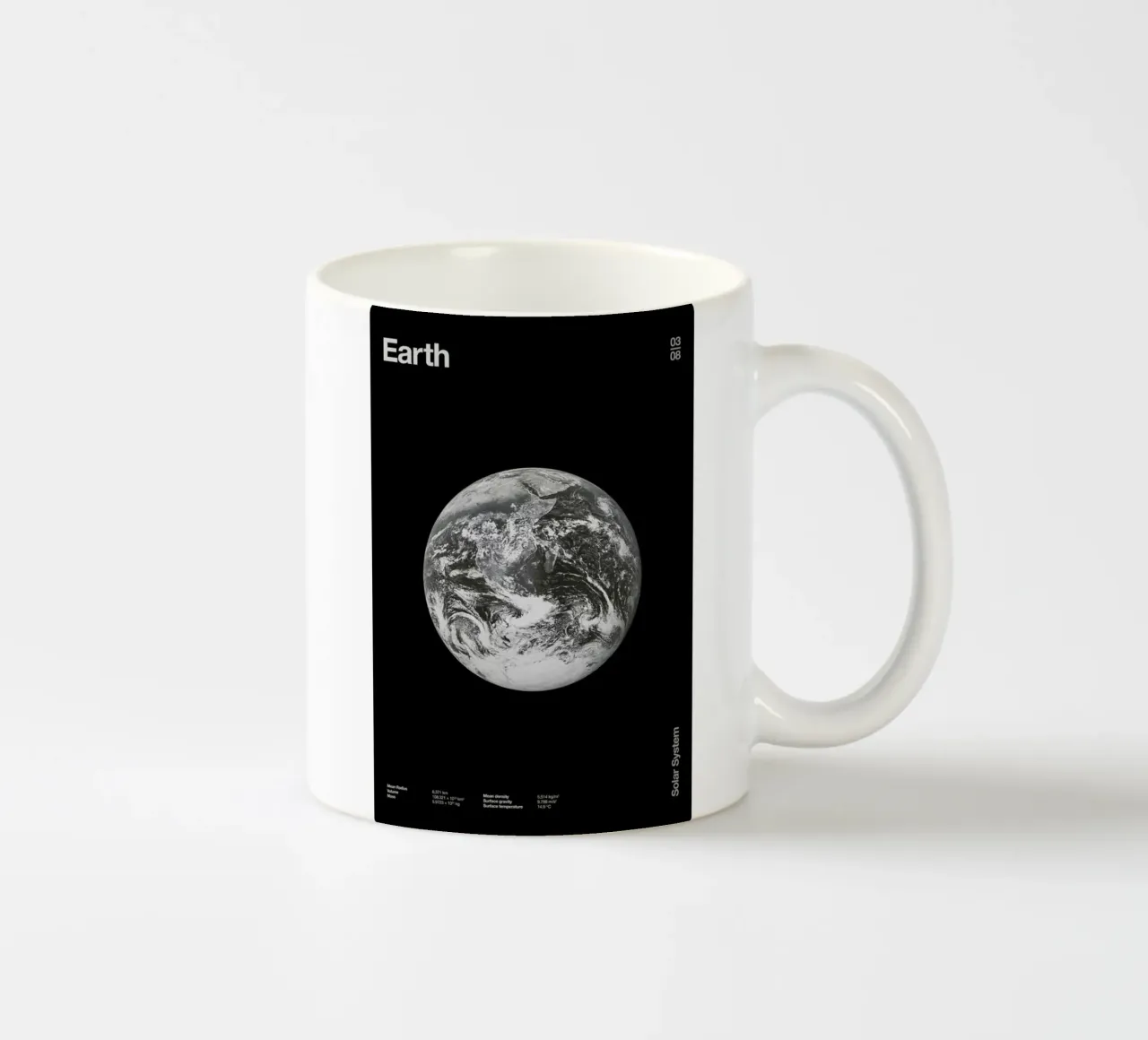 Earth tazza in ceramica da Florent Bodart