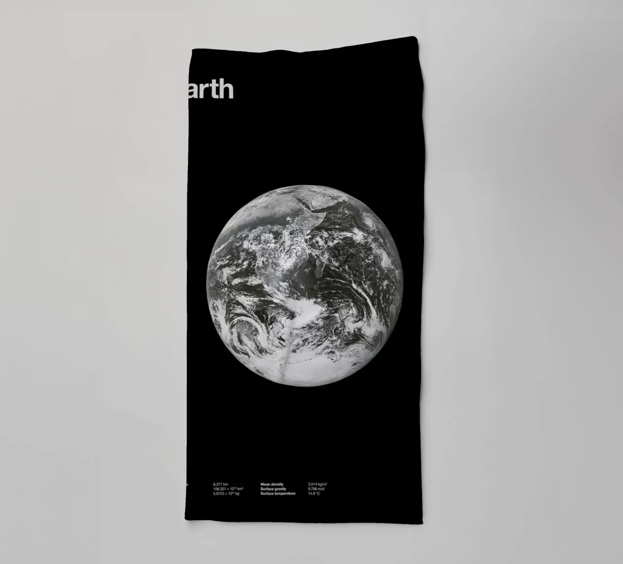 Earth asciugamano da bagno da Florent Bodart