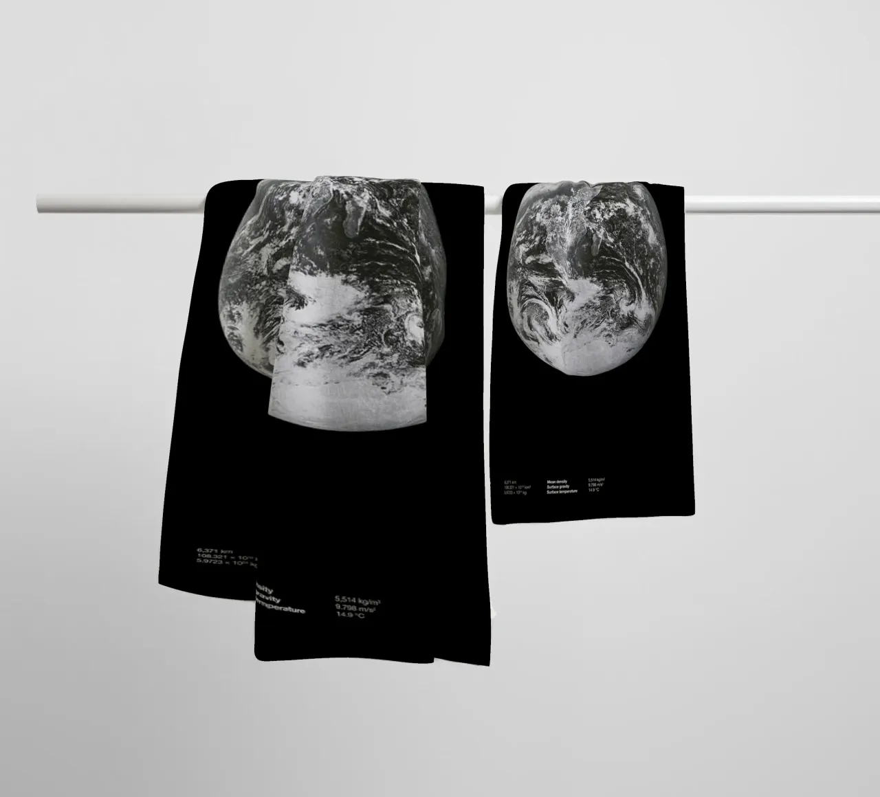 Earth asciugamano da bagno da Florent Bodart