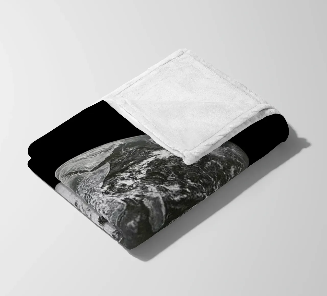 Earth fleece blanket by Florent Bodart