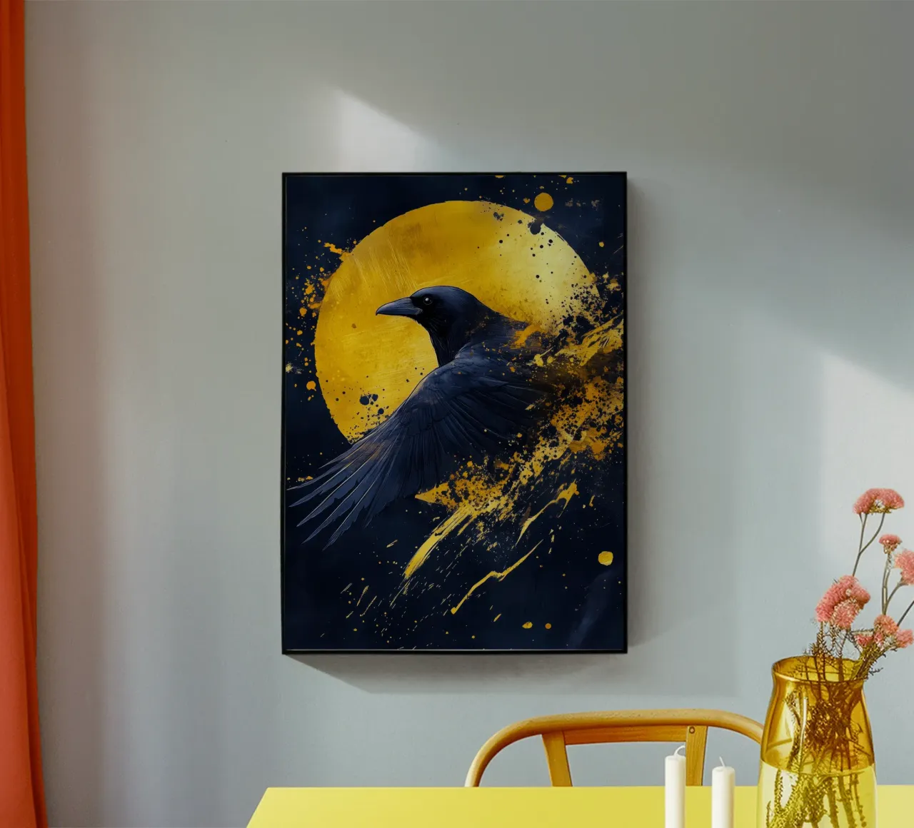 Corvo d'oro plexiglass da Justyna Jaszke JBJart