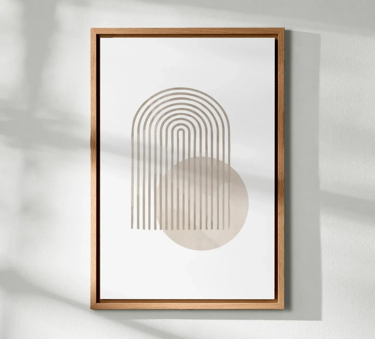 Abstract Rainbow tela con Cornice a cassetta da KRUTH DESIGN