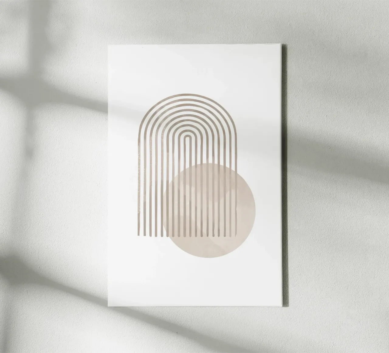 Abstract Rainbow canvas by KRUTH DESIGN