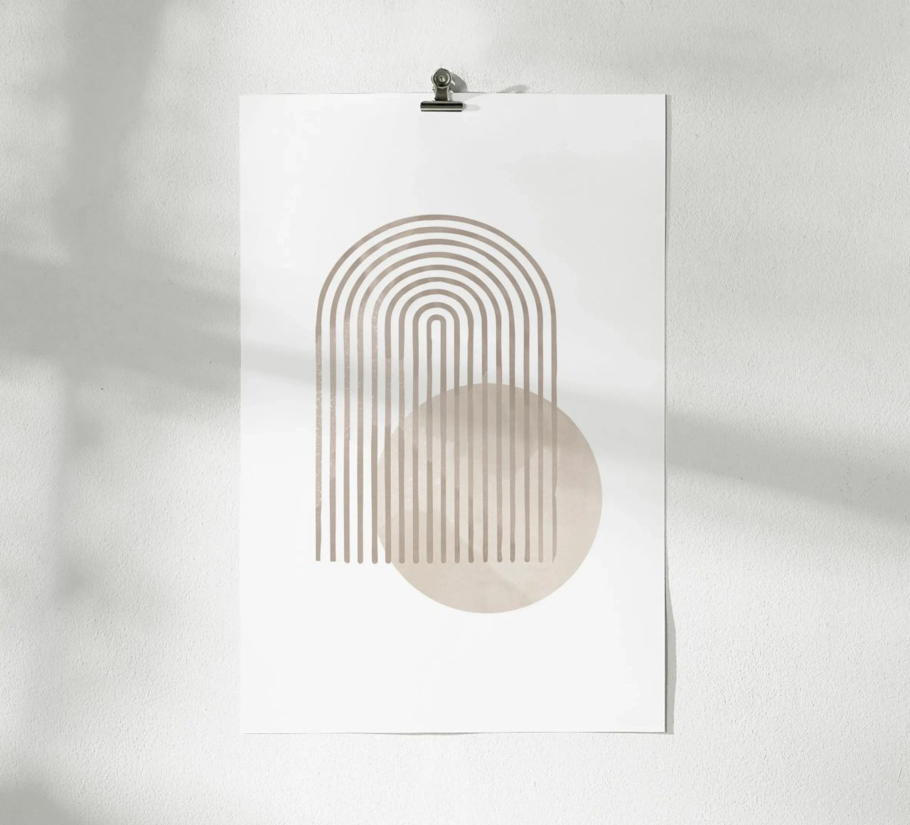 Abstract Rainbow Poster von KRUTH DESIGN