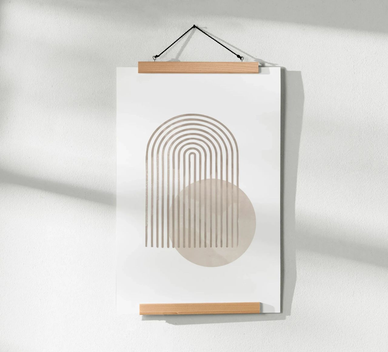 Abstract Rainbow Poster von KRUTH DESIGN