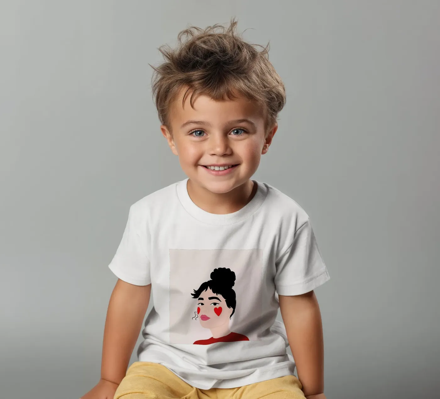 Blush kinder t-shirt van Céleste Wallaert