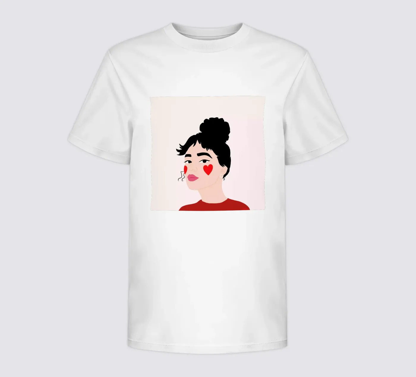 Blush kinder t-shirt van Céleste Wallaert