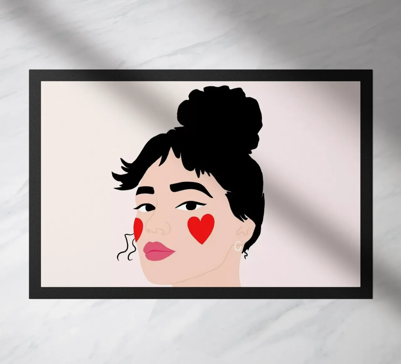 Blush doormat by Céleste Wallaert